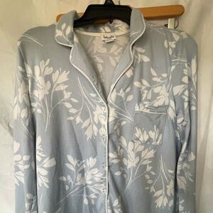 Splendid Women's 2-Piece Pajama Set Light Blue Size S Soft Loungewear